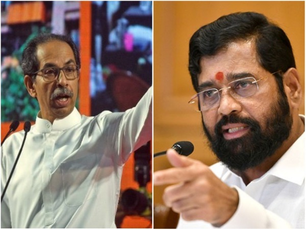 Uddhav Thackeray and Eknath Shinde (File Photo/ANI)