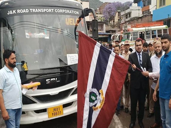 The bus service from Poonch to Kashmir valley was high on the demand of local people (Photo/ANI)