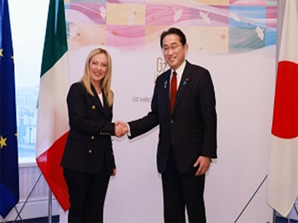 Italian Prime Minister Giorgia Meloni, Japanese Prime Minister Fumio Kishida (Image Credit: MofaJapan_jp)