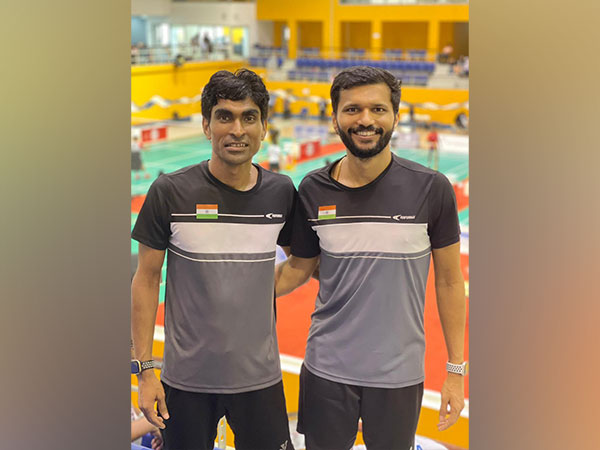 Indian para-shutters Pramod Bhagat and Sukant Kadam in Bahrain (Image: BWF)