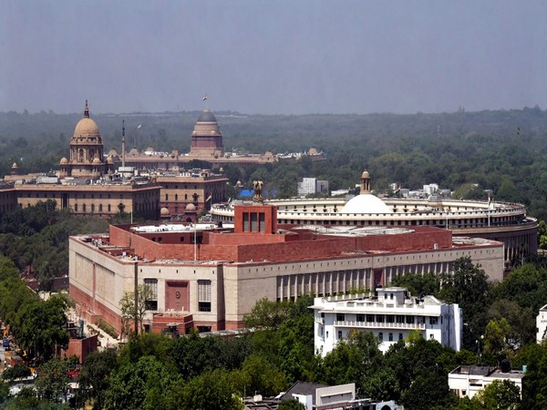 An aerial view of the New Parliament House (Photo/ANI)