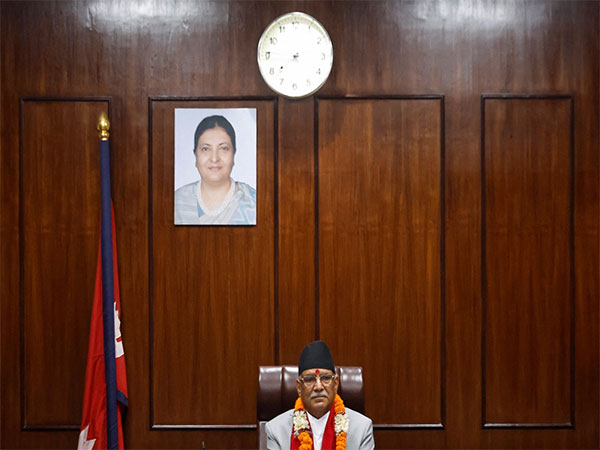 Nepal Prime Minister Pushpa Kamal Dahal in his office in Kathmandu, Nepal. (File Photo/Reuters)