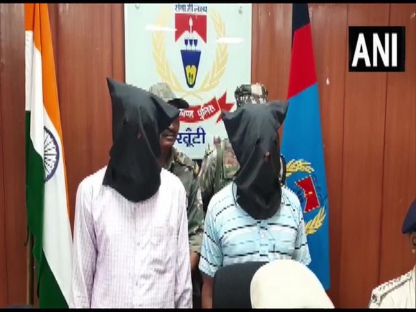 Two associates of banned outfit arrested in Jharkhand's Khunti (Photo/ANI)
