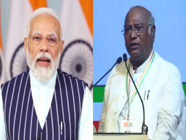 PM Modi and Congress President Mallikarjun Kharge