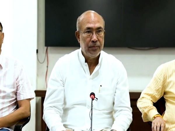 Manipur CM N Biren Singh (Photo/ANI)