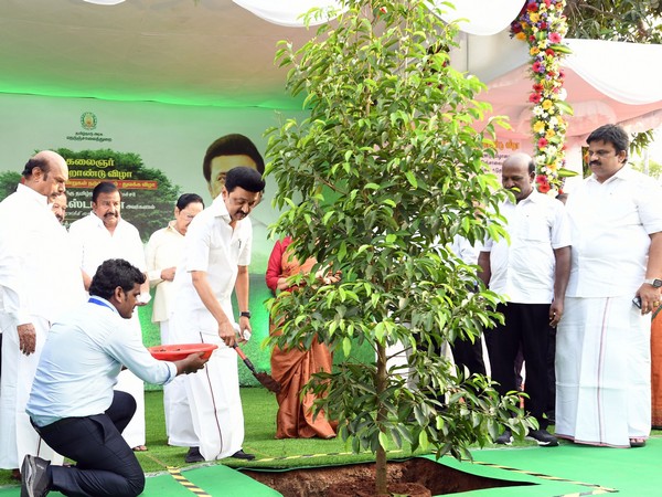CM MK Stalin launches tree planting drive (Photo credit/ CM Stalin's twitter)
