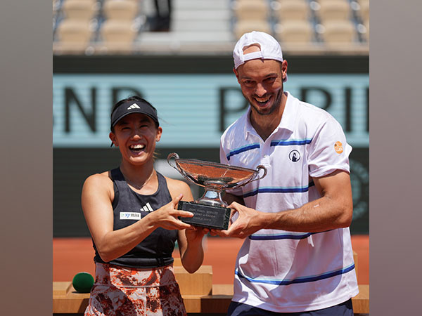 Miyu Kato and Tim Puetz (Photo: Roland-Garros/ Twitter)