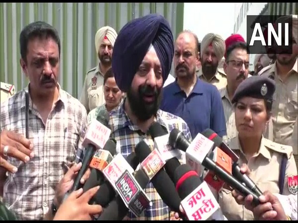 Ludhiana Commissioner of Police Mandeep Singh Sidhu (Photo/ANI)