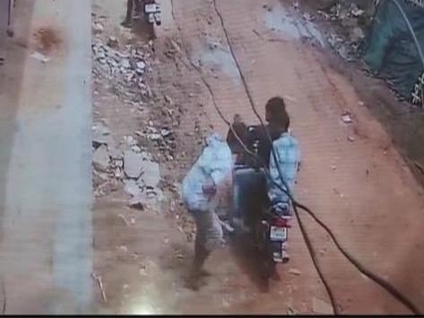 CCTV footage of the incident. (ANI/photo)