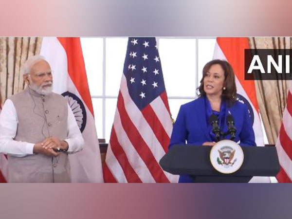 PM Narendra Modi and US Vice President Kamala Harris (Photo/ANI)