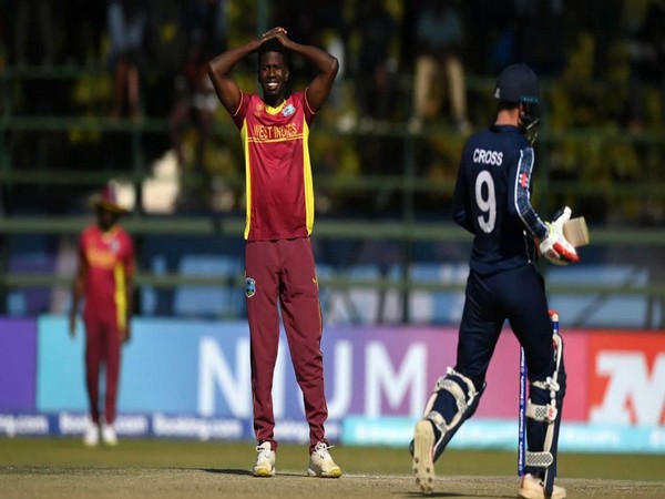 A visual from the match. (Photo- ICC)