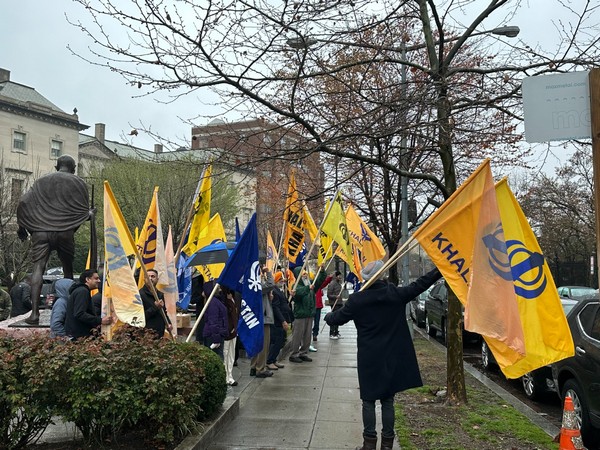 Khalistan flag (Photo/ANI)