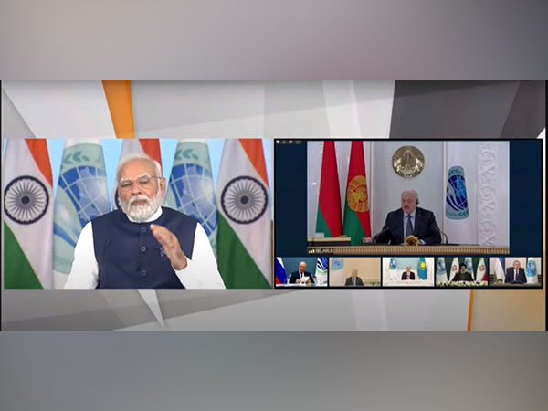 Prime Minister Narendra Modi speaking at SCO Summit (Screengrab fromMEA's YT)