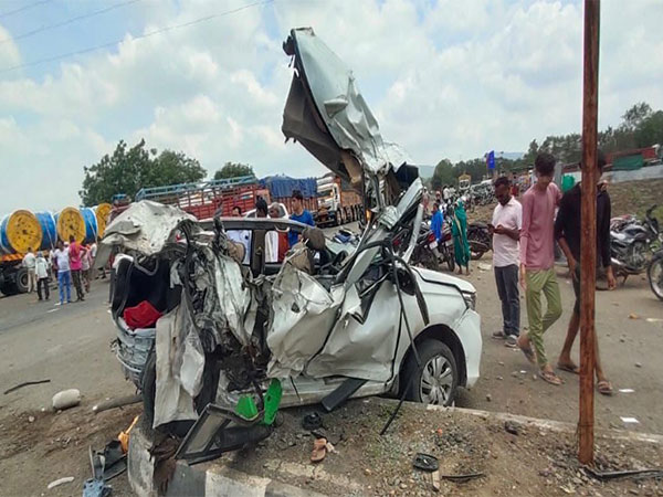 Mangled car (Photo/ANI)