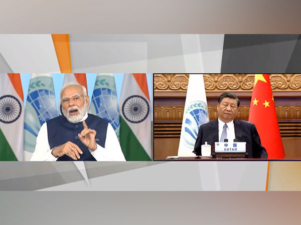 PM Modi virtually addressing SCO summit (File Photo/ANI)