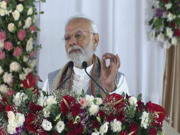 Prime Minister Narendra Modi in Chhattisgarh (Image: ANI)