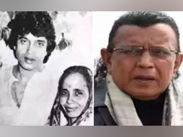 Mithun Chakraborty and his mother (Image source: Instagram)