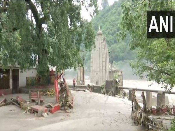 Panchvakhtra temple faced flash floods on Monday. (File Photo/ANI)
