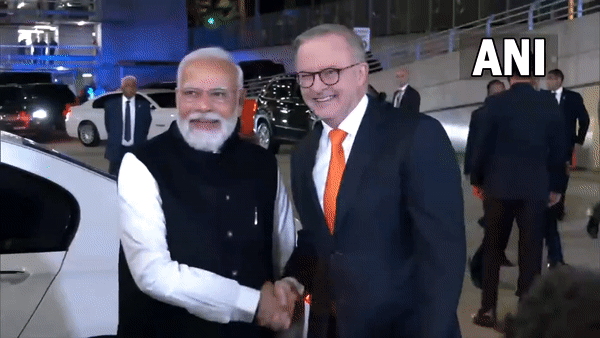 Prime Minister Narendra Modi with Australian PM Anthony Albanese (Photo/ANI)